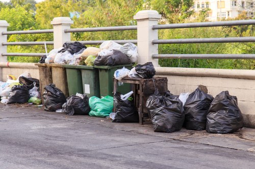 Licensed rubbish removal truck ready for eco-friendly disposal in Catford