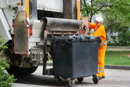 Commercial waste disposal in a Catford business