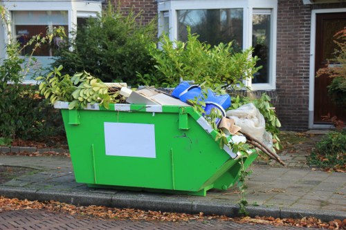 Recycling materials from a construction project